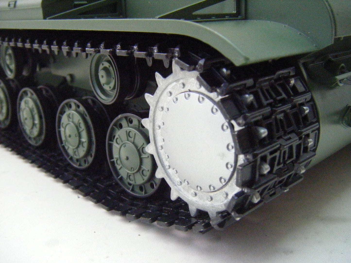 Mato Metal Upgraded Tracks Sprockets Idler Wheels with Bearing for Heng Long 3878-1 1/16 Scale Russian KV-1 RC Tank
