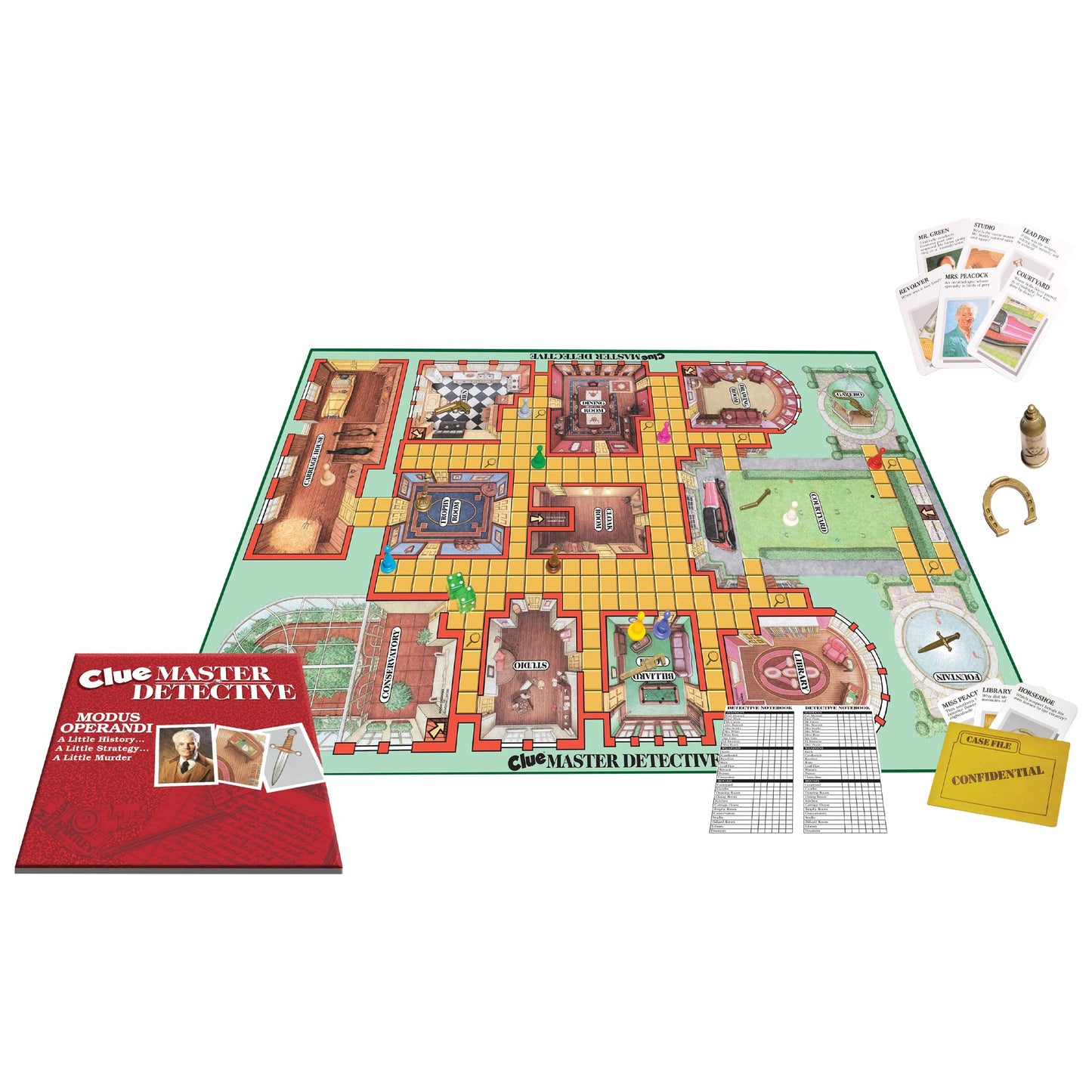 Clue Master Detective, Largest Clue Game Ever, by Winning Moves Games USA