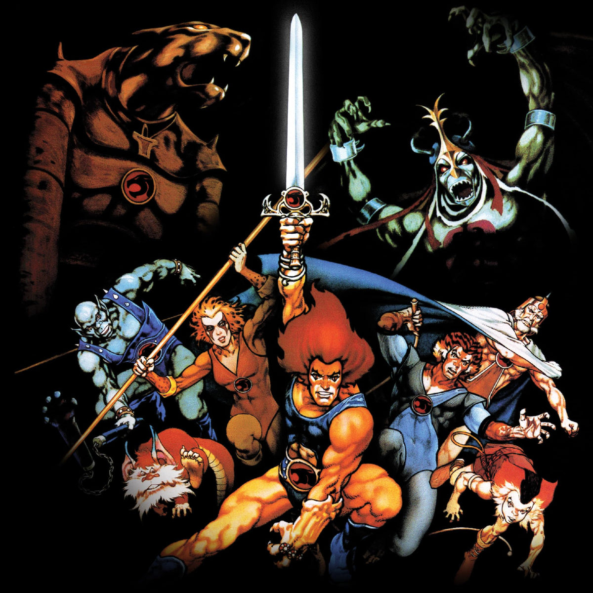 Super7 Deluxe Thundercats Tygra - 7" Thundercats Action Figure with Accessory Classic Cartoon Collectibles and Retro Toys