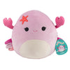 Squishmallows Original 10-Inch Cailey The Pink Crab - Official Jazwares Plush - Collectible Soft Squishy Stuffed Animal Toy - Gift for Kids, Girls