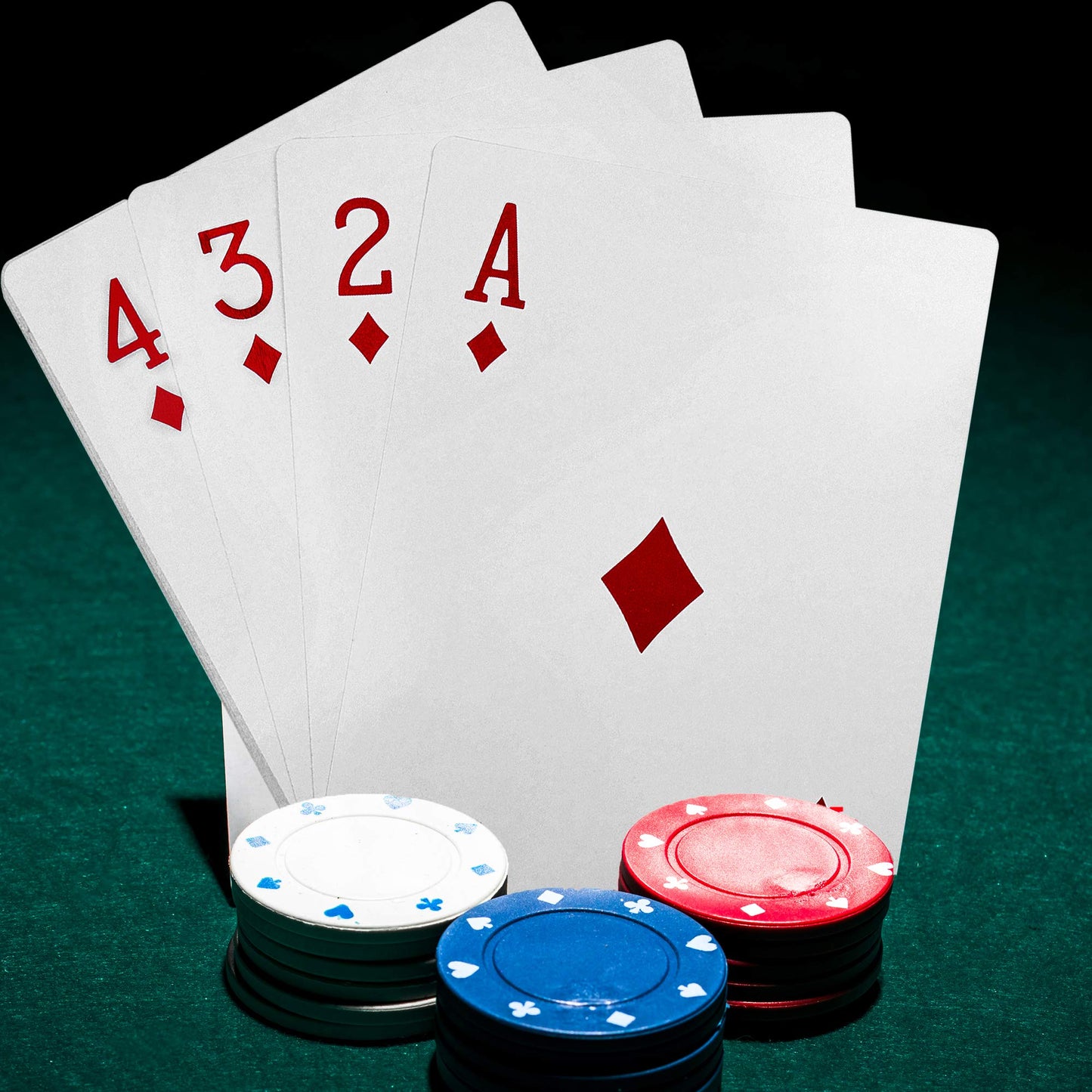 Super Z Outlet Giant Jumbo Deck of Big Playing Cards Fun Full Poker Game Set - Measures 8-1/4" x 11-3/4"