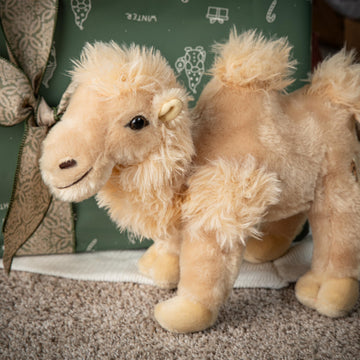The Petting Zoo Bactrian Camel Stuffed Animal Plushie, Gifts for Kids, Wild Onez Wildlife African Animals, Camel Plush Toy, 12 inches