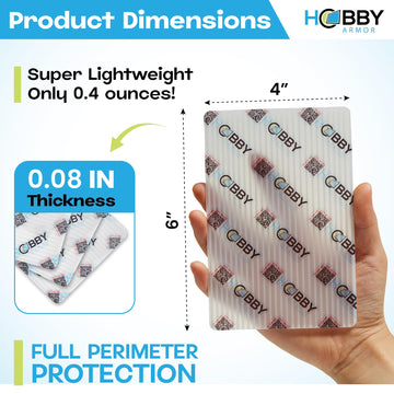 100 Pack Plastic Graded Trading Card Shipping Protector by Hobby Armor, 4" x 6" with Rounded Corners, Translucent Vibrant Multi-Color Plastic Card