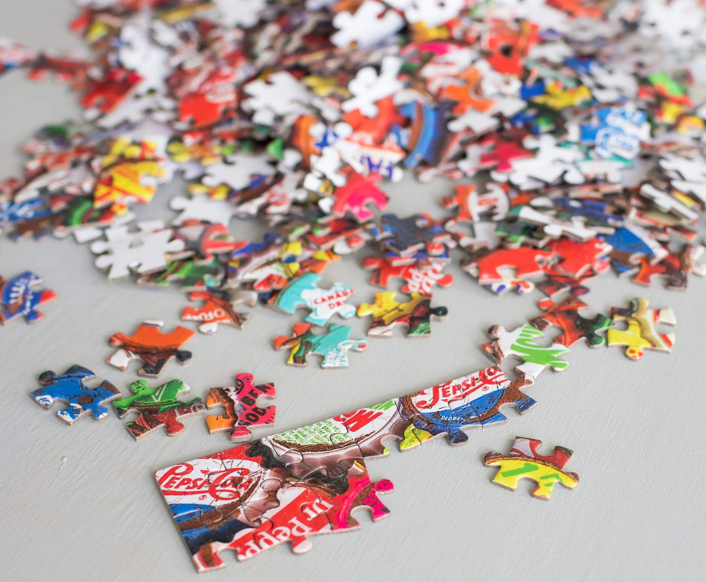 Got Caps? Soda Bottle Cap Puzzle for Adults and Kids | Difficult 1000 Piece Jigsaw Puzzle Toy | Fun Quarantine Gift | Interactive Brain Teaser