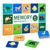 Wildkin Memory Matching Game - 18 Educational Pairs for Toddlers & Preschool - Animals