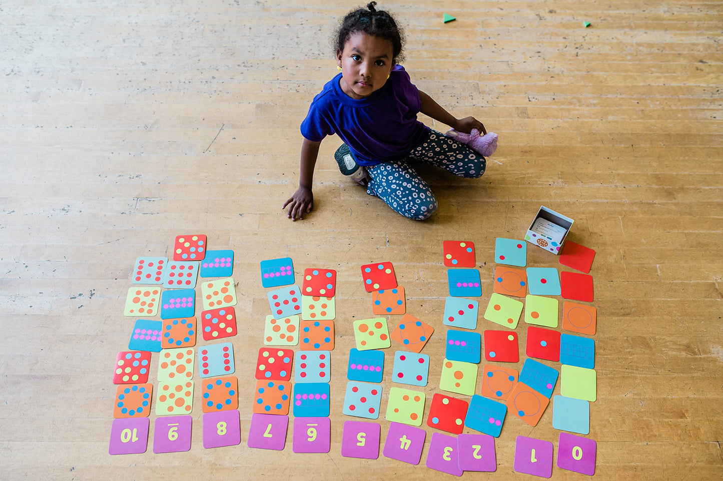 Tiny Polka Dot - the Math-Enriched Card Deck for Kids Ages 3-8 | Includes 16 Games that Playfully Teach Counting, Arithmetic & Logic | Early Math