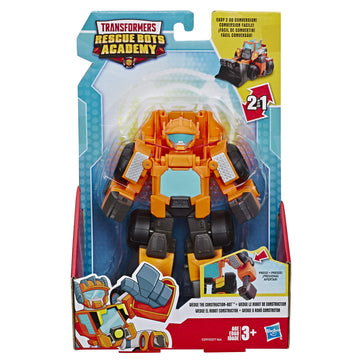 Transformers Playskool Heroes Rescue Bots Academy Wedge The Construction-Bot Converting Toy Robot, 6-Inch Collectible Action Figure for Kids Ages 3