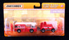 Fire Truck Flame Tamers Matchbox Hitch 'N Haul Die-Cast 1:64 Scale Vehicle & Accessories Set