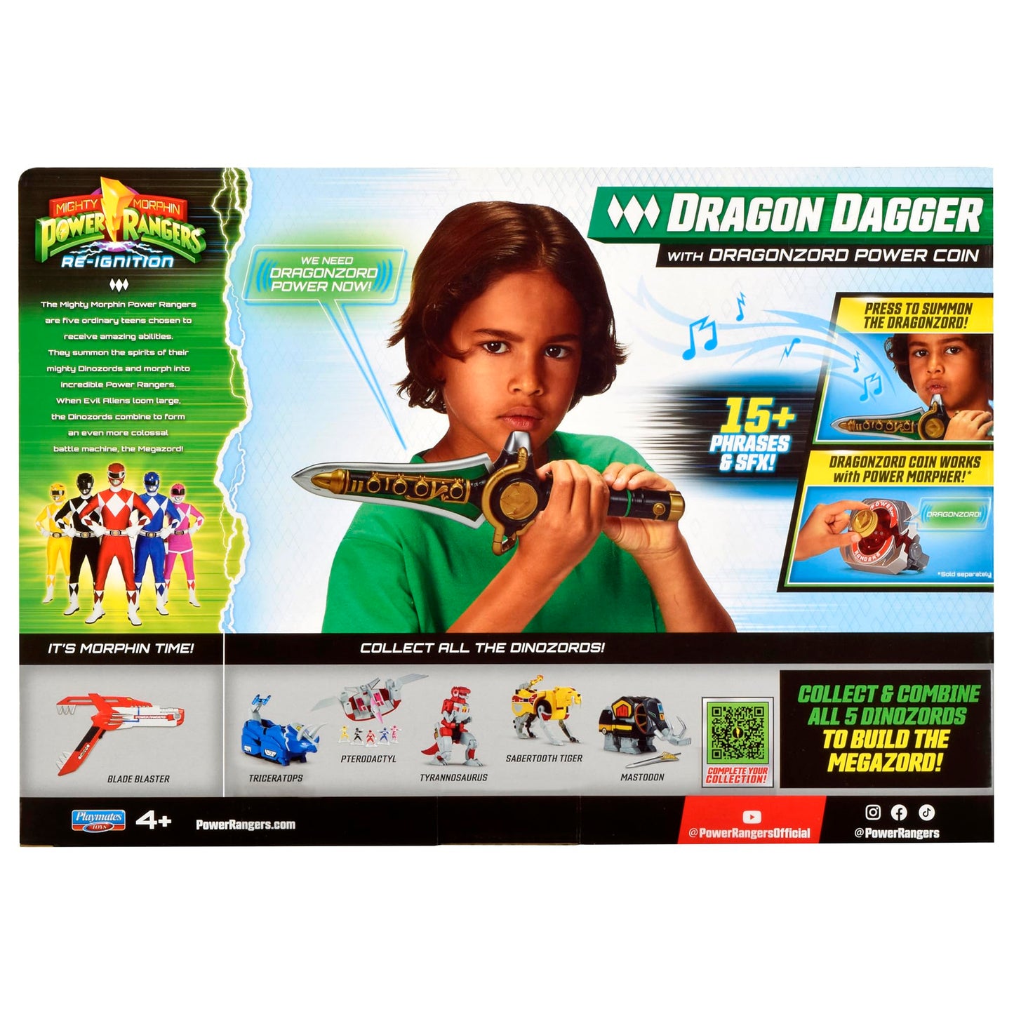 Power Rangers Mighty Morphin Re-Ignition - Dragon Dagger Role Play by Playmates Toys