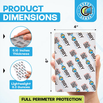 100 Pack Graded Trading Card Shipping Protector by Hobby Armor, 4" x 6" with Rounded Corners, Vibrant Multi-Color Card Protector to Guard Cards from