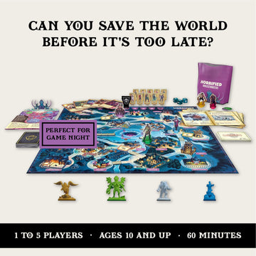 Ravensburger Horrified Games - World of Monsters - Strategy Board Game - Boost Critical Thinking & Teamwork - Cooperative Gameplay - Unique Monster