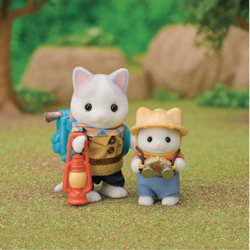 Calico Critters Exciting Exploration Set - Latte Cat Brother & Baby
