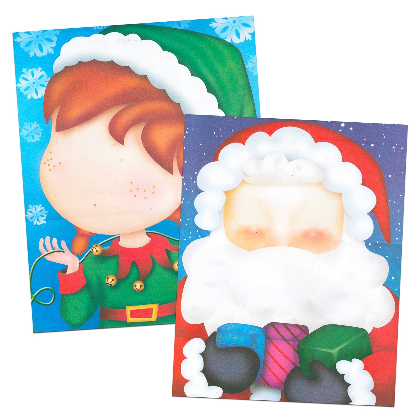Bendon Publishing Christmas Make a Face Sticker Book for Kids Toddlers - Giant Christmas Sticker Book with 32 Santa, Elf, Reindeer Festive Faces
