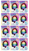 Master Toys and Novelties 12 Pack - Surprise Growing Unicorn Hatching Rainbow Egg Kids Toys, Assorted Colors