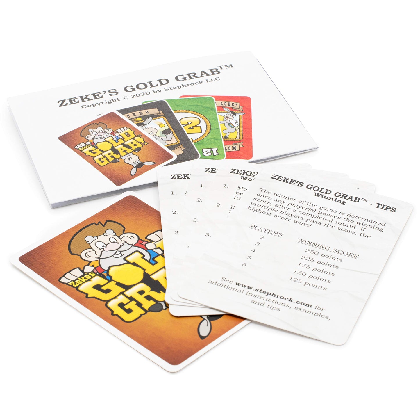 Zeke's Gold Grab! | Award-Winning Family Fun Card Game | Card Game for Kids, Teens, Adults & Family Game Night