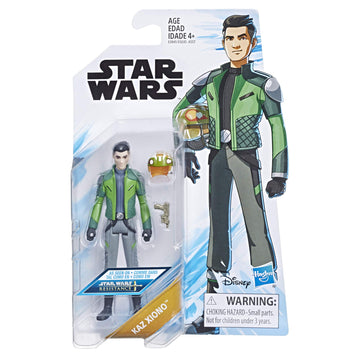 STAR WARS Resistance Animated Series 3.75-inch Kaz Xiono Figure E3941
