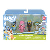 Bluey Friends Figurine Toys Pack of 4, Articulated Character Toys with Snickers, Honey, and Coco Figurines, Small Action Figures for Kids Ages 3+