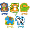Stephen Joseph Lacing Cards, Zoo Small