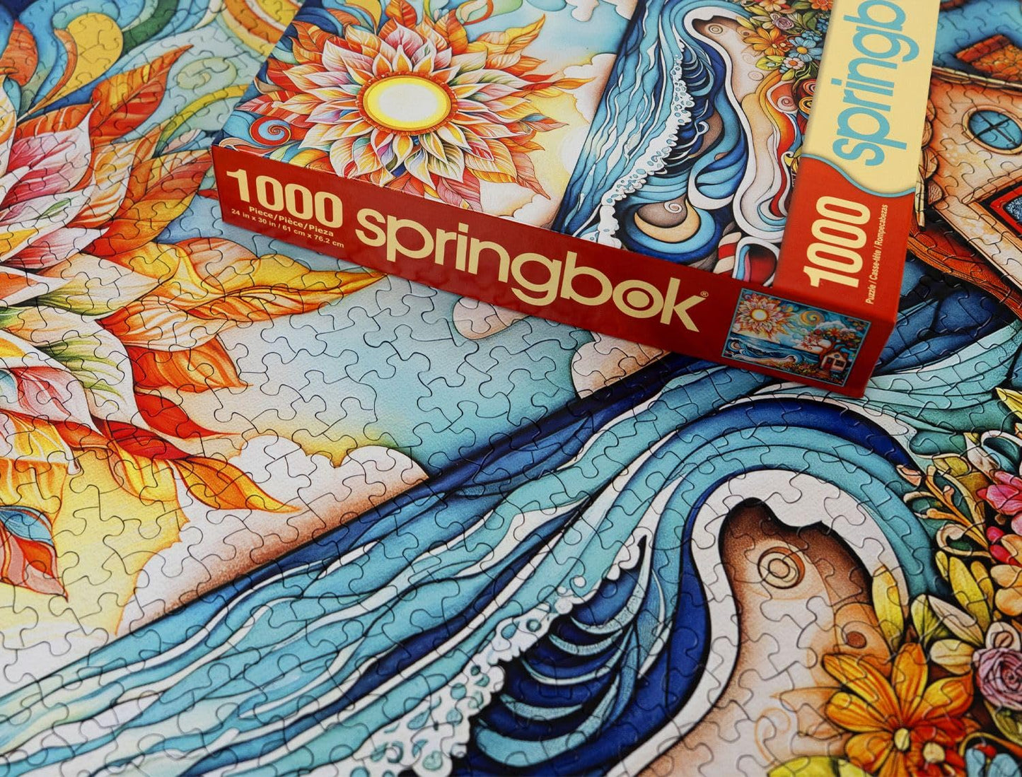 Springbok She Shed by the Sea 1000 Piece Jigsaw Puzzle for Adults
