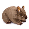 FRANKIEZHOU Lifelike Wombat Stuffed Animal-Brown 12" Realistic Wombat Plush,Simulation Soft Wombat Plush,Girl Toys,Gifts for Kids