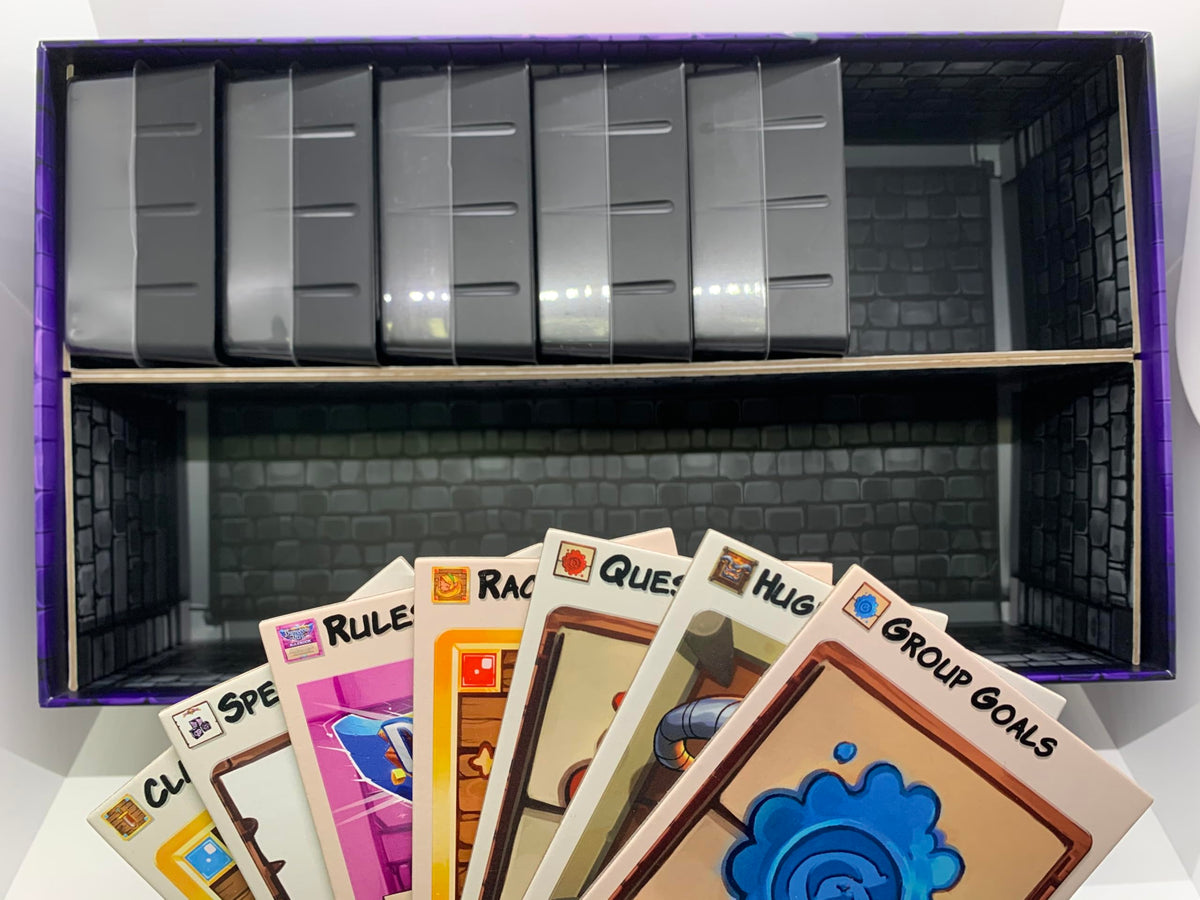 Treasure Trunk, Storage Solution for Dungeon Drop Board Game by Phase Shift