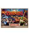 Restoration Games Crossbows and Catapults Fortress War - Dexterity Game for 2 Players - Build, Launch, and Topple Castles - 20-40 Min Playtime - Ages