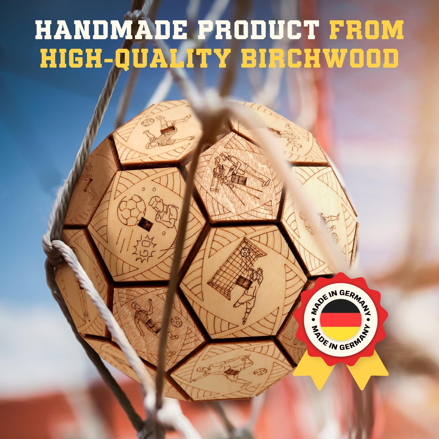ESC WELT Quest Ball Secret Box - 3D Escape Room Game - Wooden Brain Teaser for Adults & Teens - Ingenious Puzzle with Hidden Compartment - Interactive