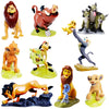 CNIUETYR Animal Figurine Commemorative Set, Spotted Hyena&Warthog,for Party Cake Animal Decoration (9 Piece)