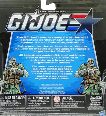 G.I. Joe, 50th Anniversary, Zombie Patrol Action Figure Set (Zombie-Viper vs Vibora Zombie), 3.75 Inches
