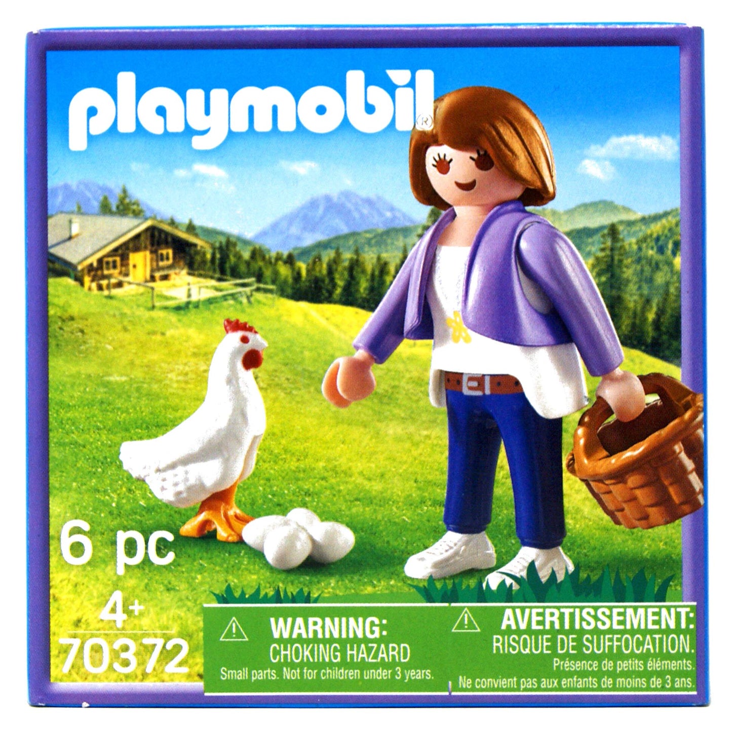 Milka Limited Edition Playmobil 2020-70372 Woman with Chicken and Eggs