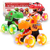 Monster Truck Toy for Kids Toddlers 1-3, Light up Wheels Dinosaur Car Toys