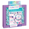 Make It Real - Halo Charms Bracelets True Blue - DIY Charm Bracelet Making Kit - Friendship Bracelet Kit with Beads, Charms & Cord - Arts & Crafts