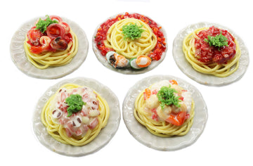 ThaiHonest Mixed 5 Assorted Spaghetti Dollhouse Miniature Food,Tiny Food