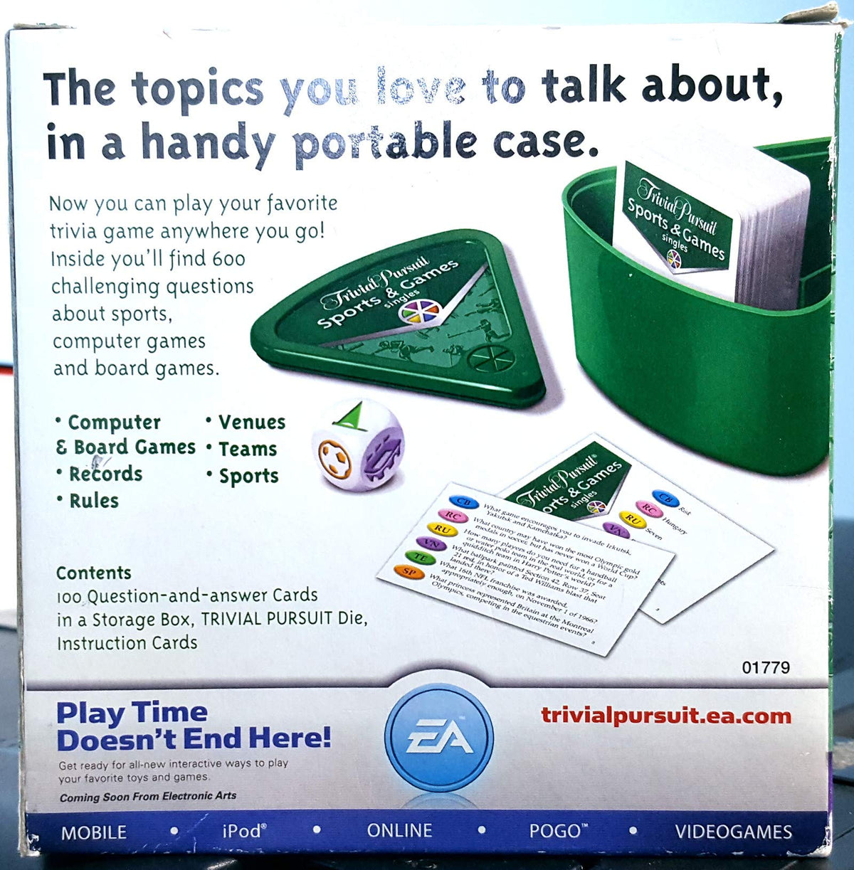Trivial Pursuit Singles - Sports & Games by Hasbro