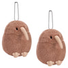 Niceup 4.5in Kiwi Bird Stuffed Animals Plush Cute Bird Plush Toys Keychain for Backpack