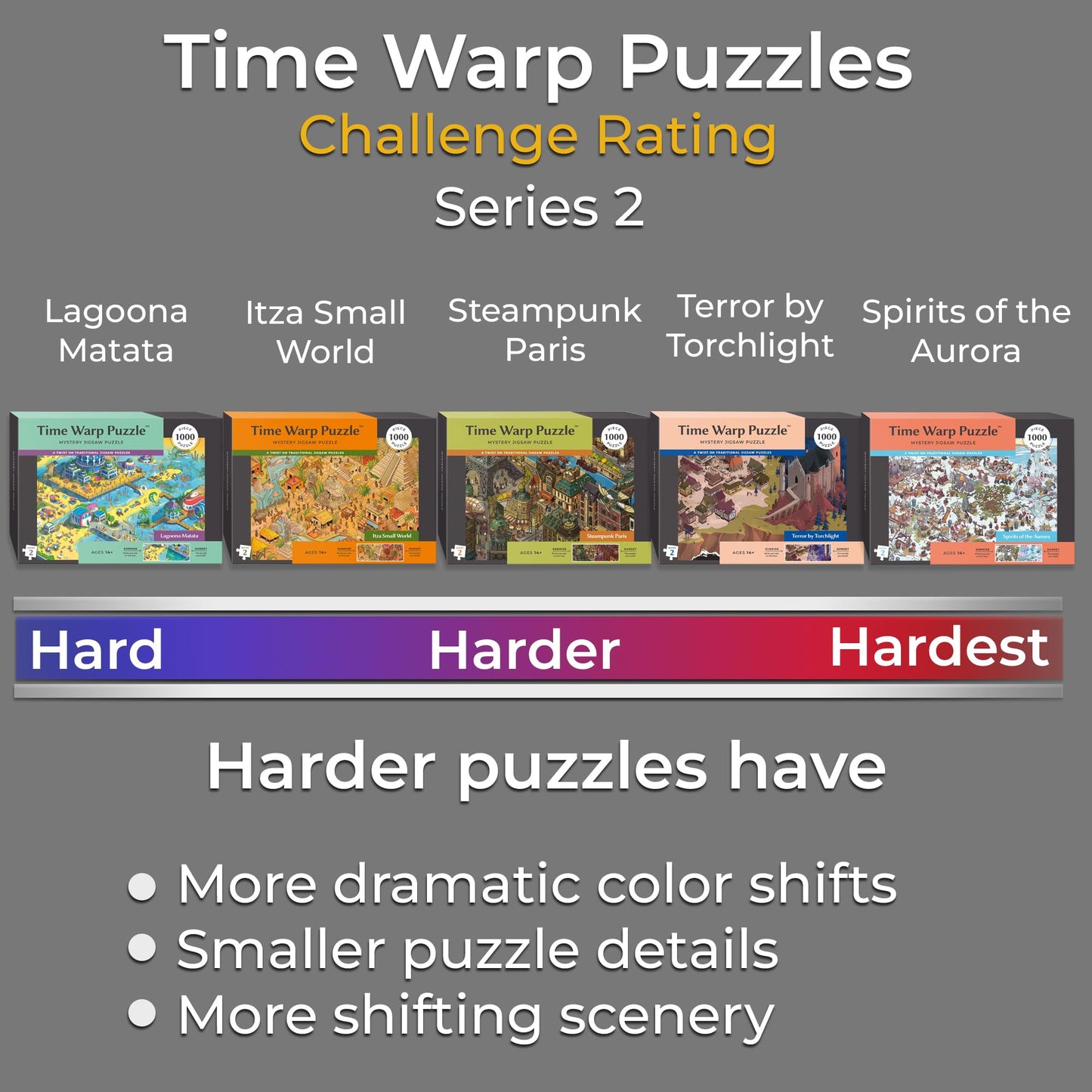 Time Warp Puzzle Terror by Torchlight 1000 Piece Jigsaw Puzzle for Adults