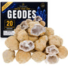 TruEnergy Break Your Own Geodes Kit - 20 Real Geodes 1.75"-2.5", 90% Hollow Rate, Crack Open & Discover Crystals - STEM Geology Rock Kit, Science Gift