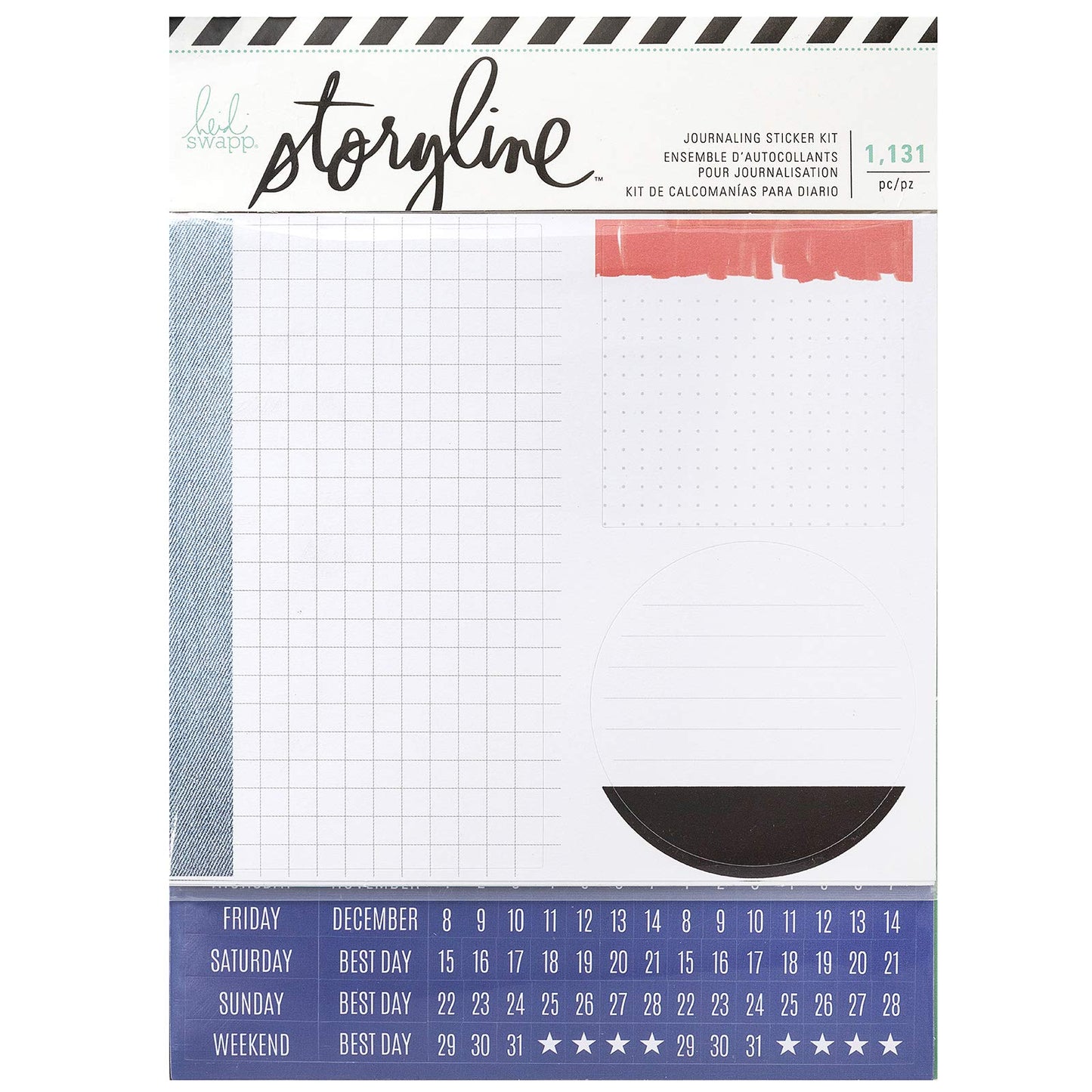 Heidi Swapp 314013 Storyline-Journaling Sticker Kit-Boy Power (1131 Piece), Multicolor