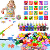 Magic Gel Water Elf Toy Kit, Squishy Making Kit for Kids with 20PCS Aqua Fairy Water Gels & Animal Mold, Gift for Christmas, Easter, Birthday, New