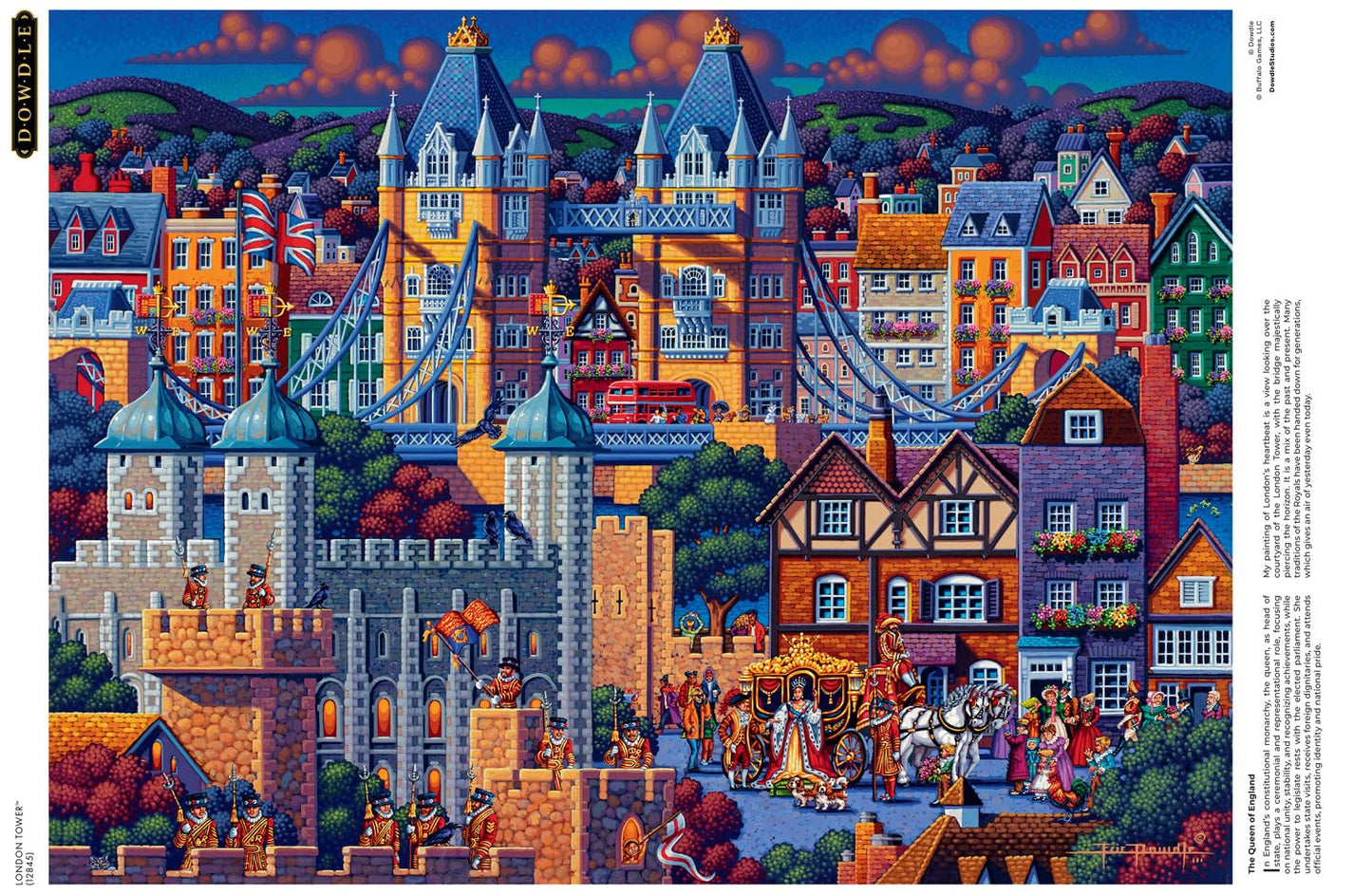 Buffalo Games - Eric Dowdle London Tower - 1000 Piece Puzzle for Adults