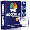 SOCCER IQ Soccer Trivia Card Game Champions League Version - 150 Soccer Trivia Questions, Best Soccer Gifts for Boys | Soccer Games for Kids