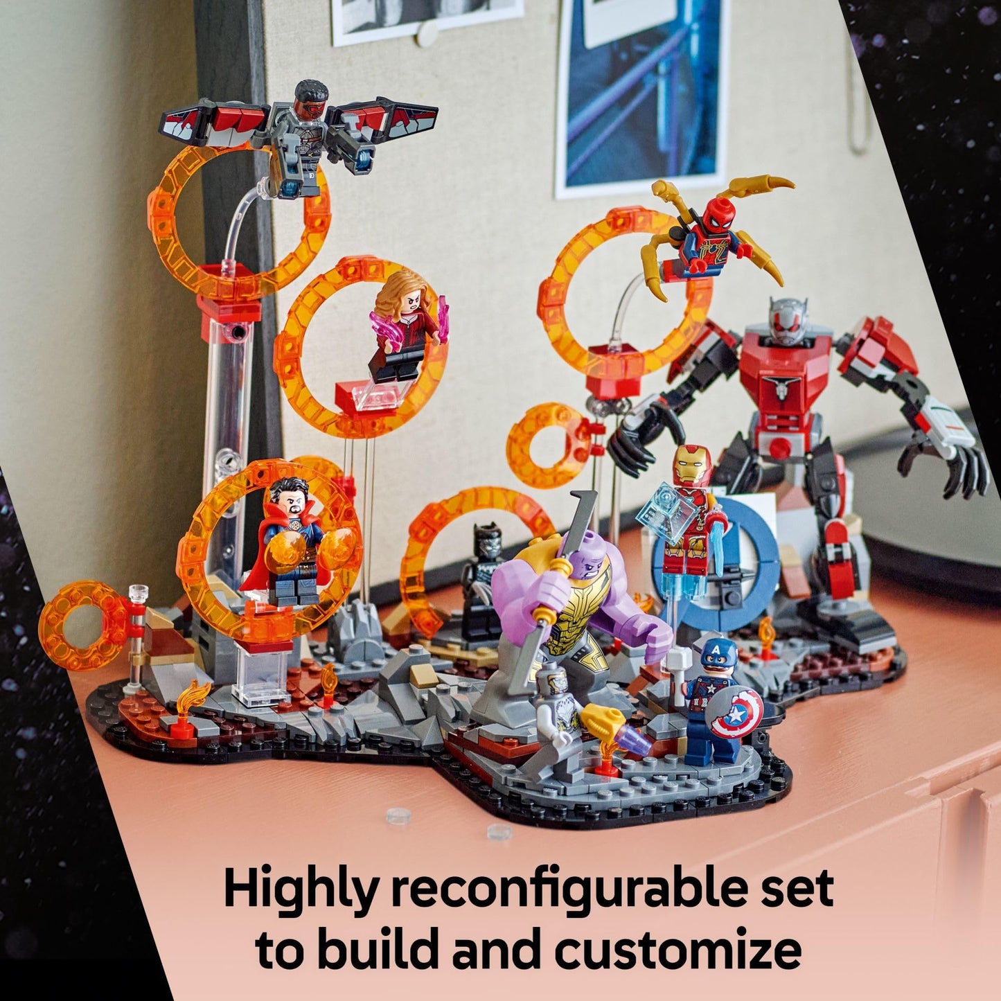 LEGO Marvel Avengers: Endgame Final Battle - Super Hero Building Set for Kids, Ages 10+ - 10 Figures Including Iron Man, Black Panther, and Iron