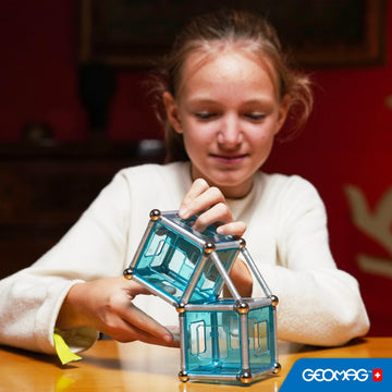 GEOMAG Magnetic Toys | Magnets for Kids | STEM-endorsed Educational Building Cube Set for Creativity & Learning Fun | Swiss-made | Age 8+ Pro-L Kit