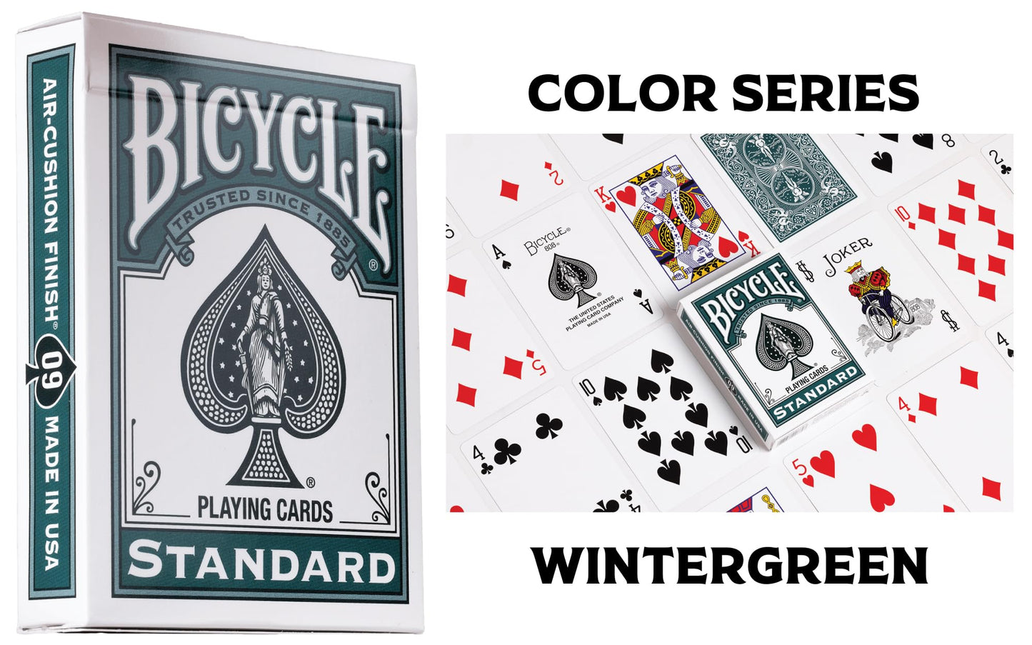 Bicycle Playing Cards 3 Deck Color Series Bundle. Collector's Bundle Including 3 Rider Back Decks Pumpkin, Cinnamon and Wintergreen. Includes Clear