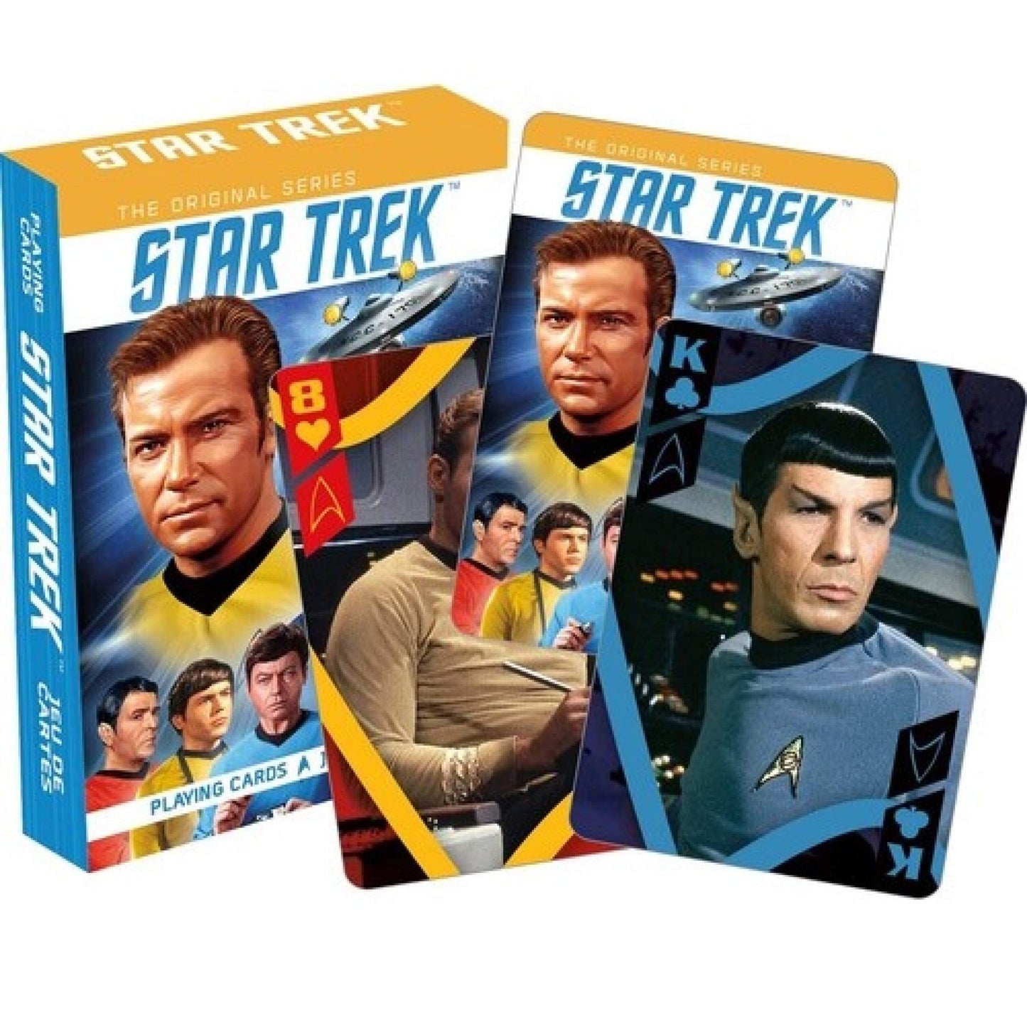 AQUARIUS Star Trek Cast Playing Cards - Star Trek Themed Deck of Cards for Your Favorite Card Games - Officially Licensed Star Trek Merchandise