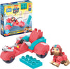 Mattel MEGA BLOKS PAW Patrol Liberty's City Scooter Toy Building Set with 10 jr. Bricks and 1 poseable Liberty Figure, Gift Set for Boys and Girls