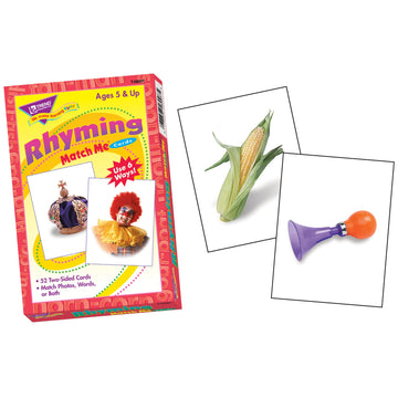 Trend Enterprises, Inc. Rhyming Words Match Me Cards