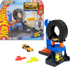 Hot Wheels City Downtown Tire Shop Playset & 1:64 Scale Toy Car