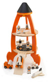 Tender Leaf Toys - Cosmic Rocket Set - 11 Pcs Wooden Rocket and Outer Space Themed Playset for Kids - Develop Imaginative Role Play and Science