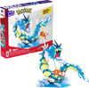 MEGA Pokémon Action Figure Building Toys Set for Kids, Magikarp Evolution Set with 411 Pieces, Buildable and Poseable Gyarados, 20 inches
